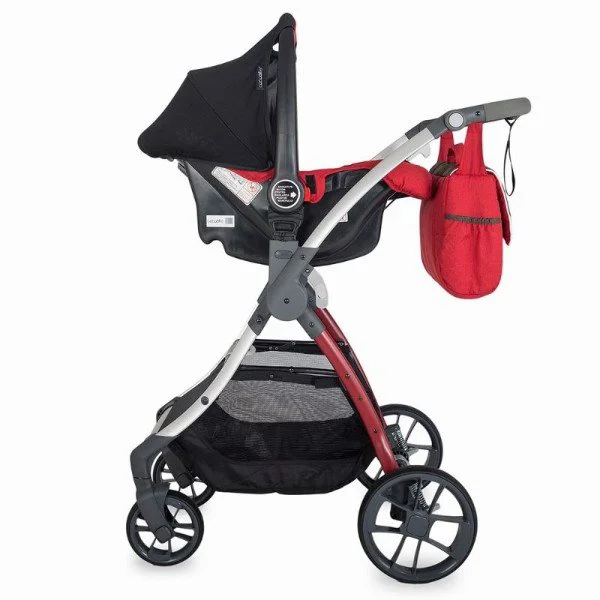 Коляска модульная 3 в 1 Coccolle Acero Красная