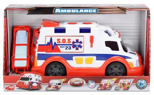 Ambulanta mare Dickie cu sunet si lumina, 42 cm foto