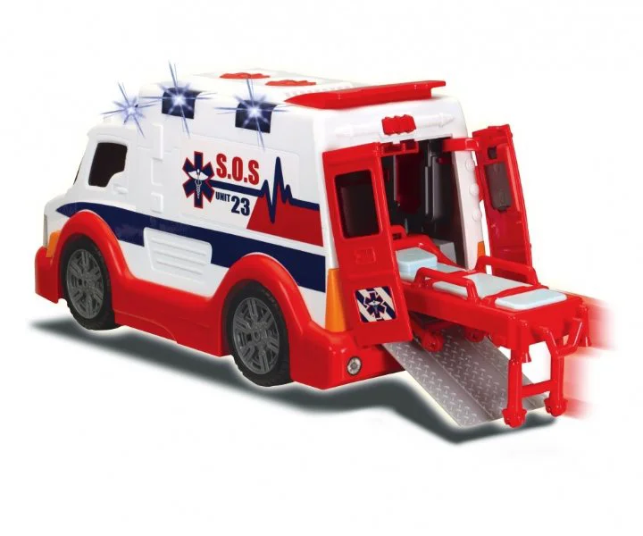 Ambulanta mare Dickie cu sunet si lumina, 42 cm foto