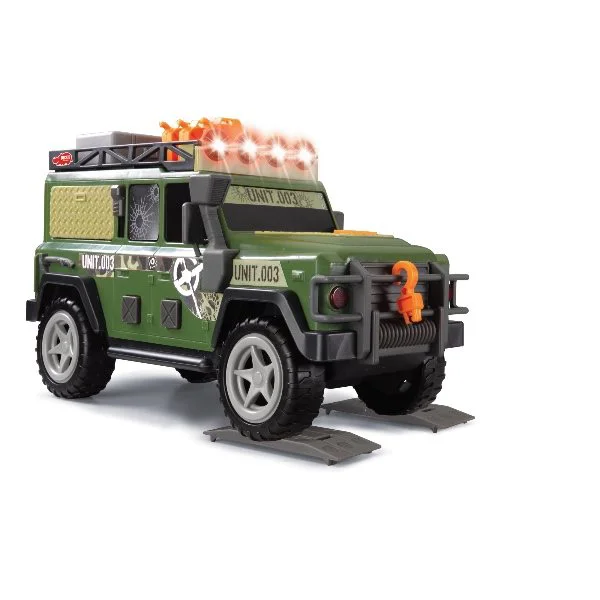 Jeep de patrulare Dickie Military cu sunet si lumina, 34 cm foto
