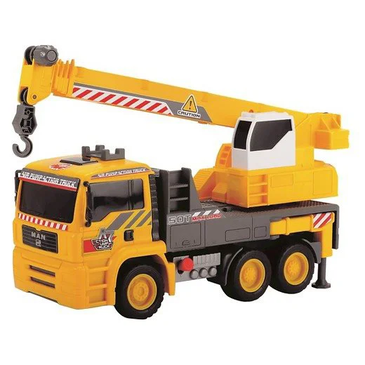 Camion cu macara Dickie Air Pump Mobile Crane, 31 cm foto