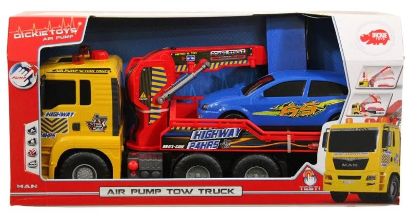 Evacuator Dickie Air Pump Tow Truck, 55 cm foto