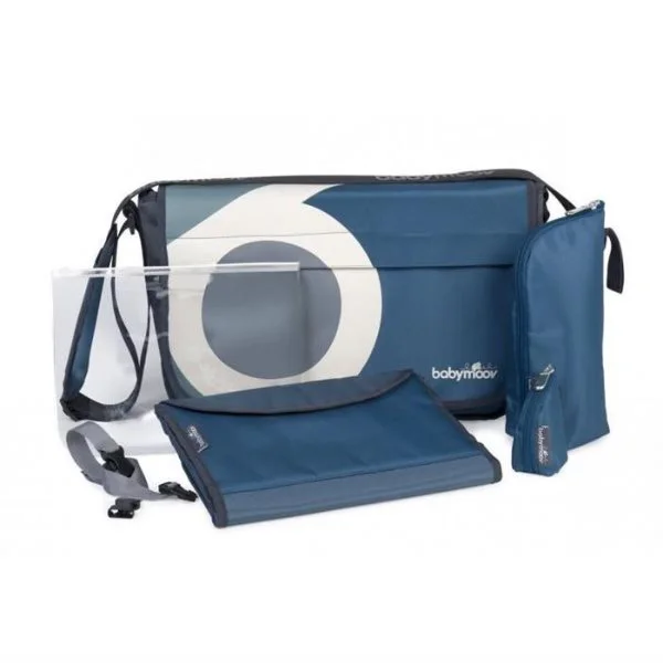 Geanta multifunctionala Babymoov Messenger Bag Petrole foto