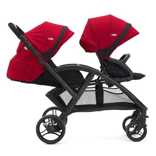 Carucior pentru gemeni Joie Evalite Duo Cherry foto