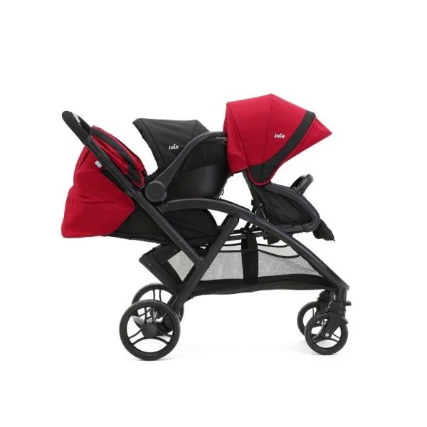 Carucior pentru gemeni Joie Evalite Duo Cherry foto