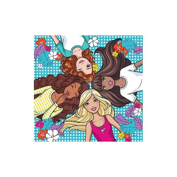 Puzzle Trefl Mattel Barbie "True Friendship", 3 in 1 (20+36+50 piese) foto