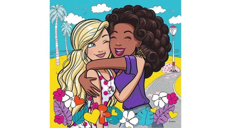 Puzzle Trefl Mattel Barbie "True Friendship", 3 in 1 (20+36+50 piese) foto