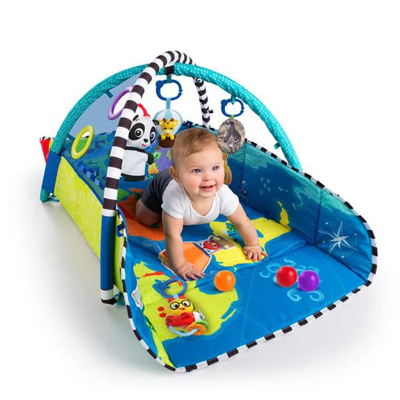 Развивающий коврик 5 в 1 Baby Einstein World of Discovery