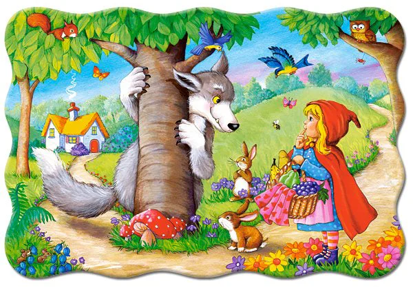 Puzzle Castorland Little Red Riding Hood, 20 MAXI piese foto