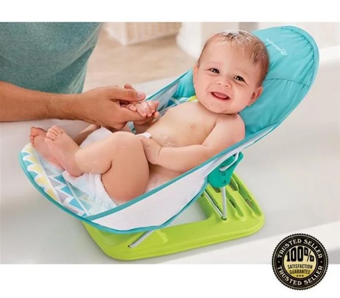 Шезлонг для купания Summer Infant Deluxe Triangle Stripes foto