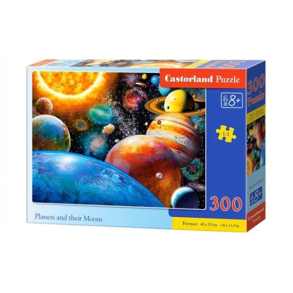 Puzzle Castorland Planets and their Moons, 300 piese foto