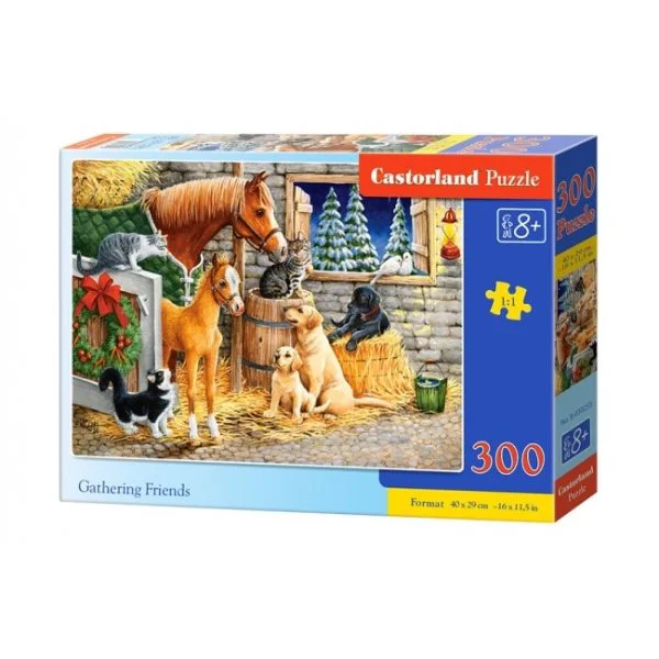 Puzzle Castorland Gathering Friends, 300 piese foto
