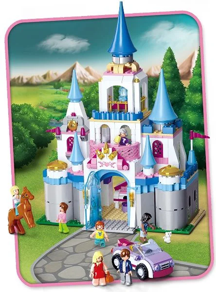 Конструктор Sluban Girl's Dream Sapphire Castle foto