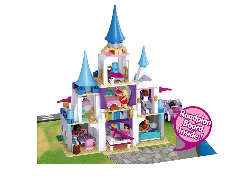 Конструктор Sluban Girl's Dream Sapphire Castle foto