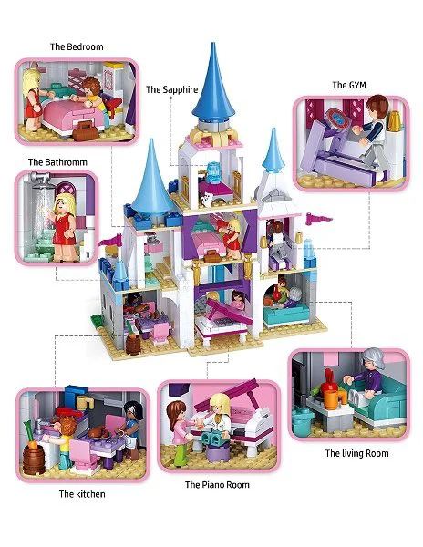 Constructor Sluban Girl's Dream Sapphire Castle foto