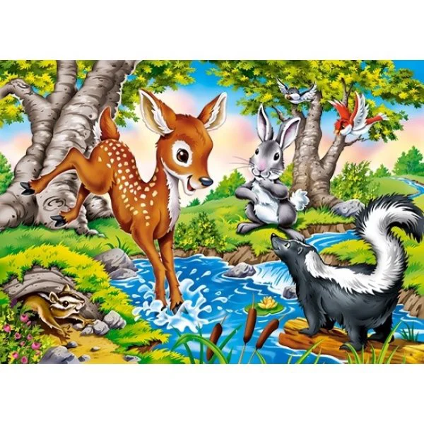 Puzzle Castorland Forest Animals, 260 piese foto