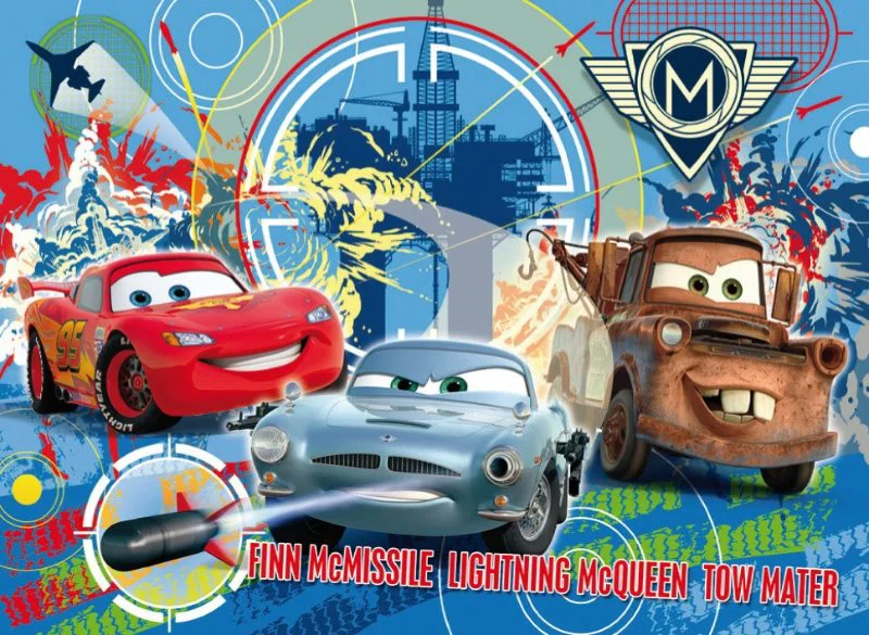 Puzzle Clementoni Disney Cars 2 Grand Prix, 100 piese foto