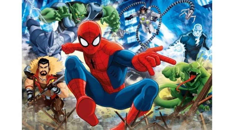 Puzzle Clementoni Marvel Spiderman vs. Sinister, 100 piese foto