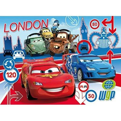 Puzzle Clementoni Disney Cars 2 London, 180 piese foto