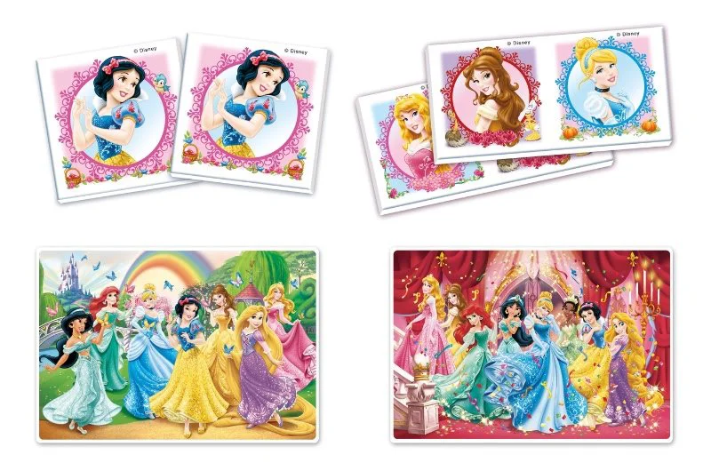 Пазл Clementoni Disney Принцессы Диснея + Мемо + Домино, 4 в 1 (30+30 эл.) foto