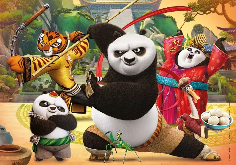 Пазл Clementoni DreamWorks Кунг-Фу Панда 3, 60 эл. foto