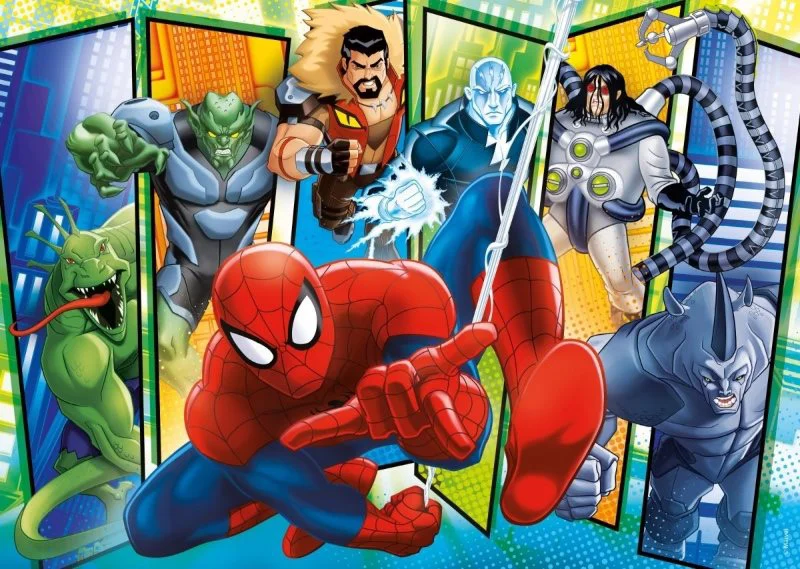 Пазл Clementoni Marvel Человек Паук и Синистро, 60 эл. foto