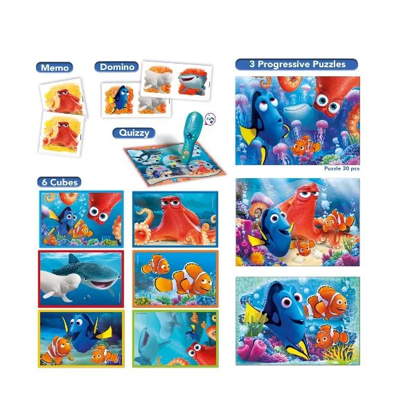 Mega set Clementoni Disney Finding Dory 7 in 1 + pix interactiv