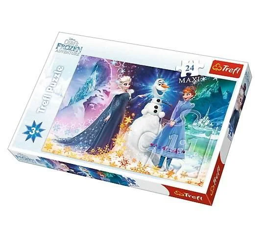 Puzzle Trefl Disney Olaf's Frozen Adventure In the Starlight, 24 MAXI piese foto