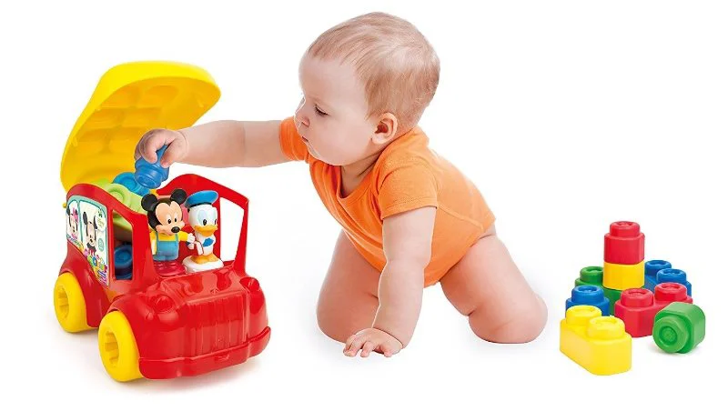 Конструктор мягкий Clementoni Clemmy Baby Автобус Disney