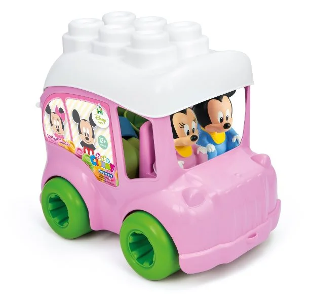 Constructor moale Clementoni Clemmy Baby Autobuz Minnie Mouse