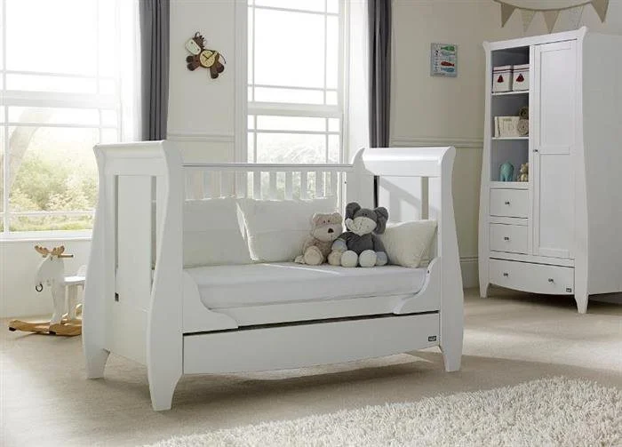 Деревянная кроватка 3 в 1 Tutti Bambini Lucas White