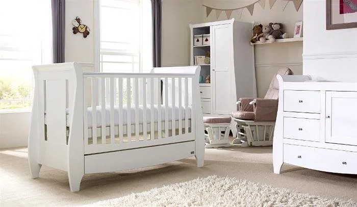 Деревянная кроватка 3 в 1 Tutti Bambini Lucas White