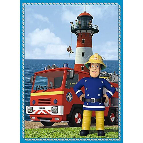 Puzzle Trefl Fireman Sam "Sam's Team", 4 in 1 (35+48+54+70 piese) foto