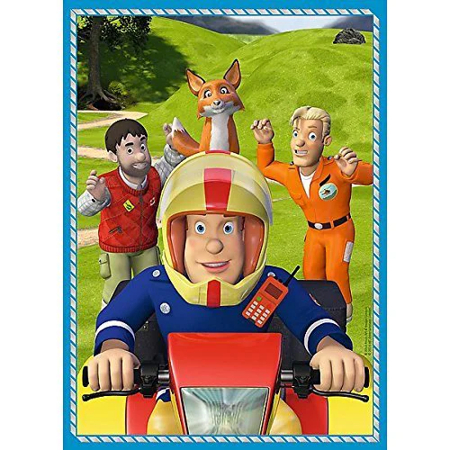 Puzzle Trefl Fireman Sam "Sam's Team", 4 in 1 (35+48+54+70 piese) foto