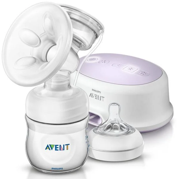 Комплект для грудного вскармливания Philips AVENT с электрическим молокоотсосом foto