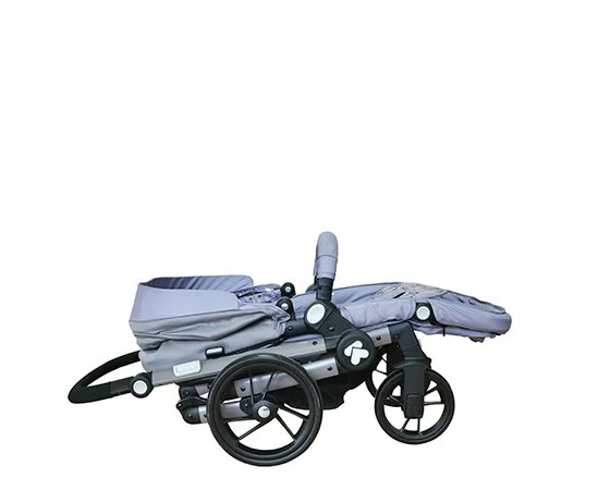Carucior transformabil 2 in 1 Kikka Boo Jasper Owls Gray foto