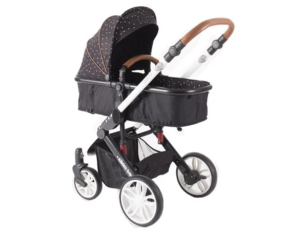 Carucior transformabil 2 in 1 Kikka Boo Dotty Light Blue foto