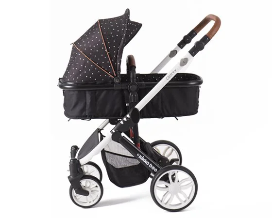 Carucior transformabil 2 in 1 Kikka Boo Dotty Light Blue foto