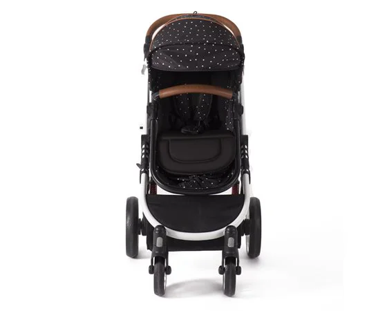 Carucior transformabil 2 in 1 Kikka Boo Dotty Black foto