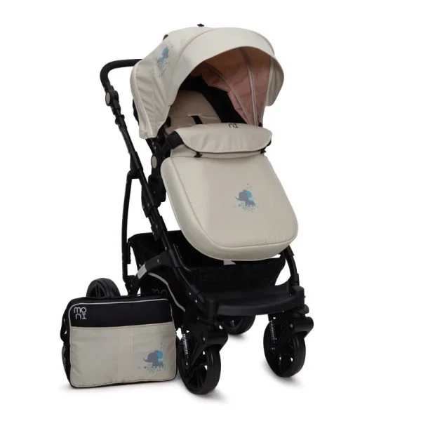 Carucior transformabil 2 in 1 Moni Tala Beige foto