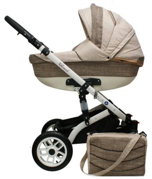 Коляска 3 в 1 Mikrus Stars 2 Beige