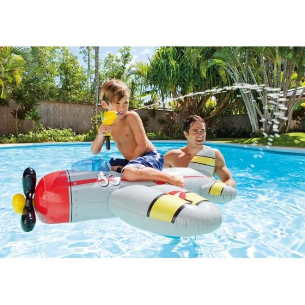 Avion gonflabil Intex Water Gun Plane (3+ ani), 132x130 cm foto