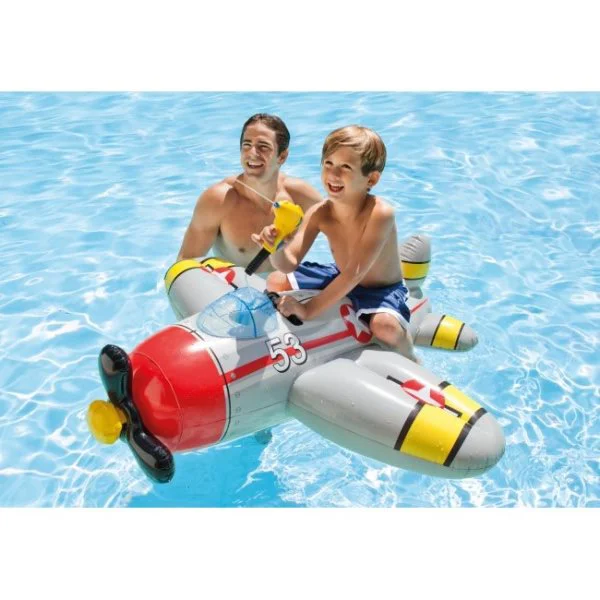 Avion gonflabil Intex Water Gun Plane (3+ ani), 132x130 cm foto