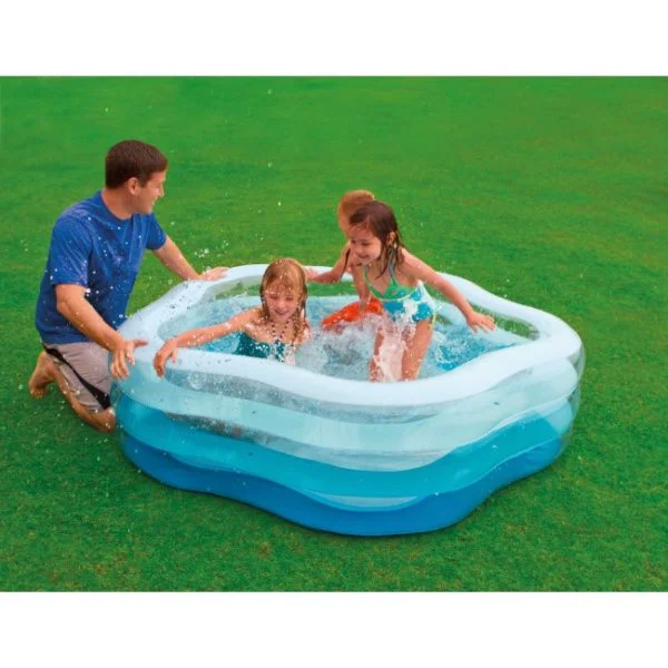 Piscina cu fund gonflabil pentru copii Intex, 185x180x53 foto