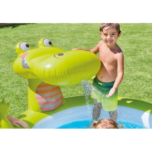 Piscina gonflabila Intex Crocodil cu dus pentru copii (2+ ani) foto