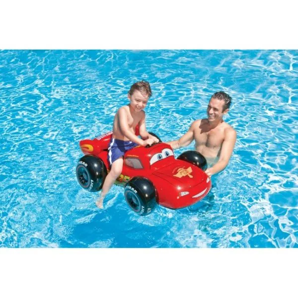 Masina gonflabila pentru copii Intex Cars (3-6 ani), 107x71 cm foto