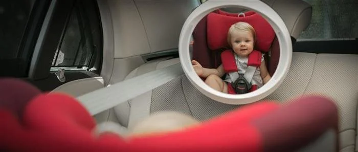 Oglinda auto Apramo Iris Baby LED pentru supravegherea bebelusilor foto