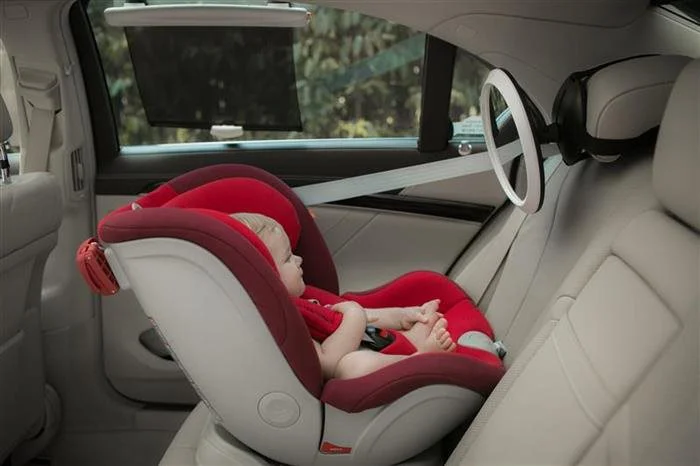 Oglinda auto Apramo Iris Baby LED pentru supravegherea bebelusilor foto