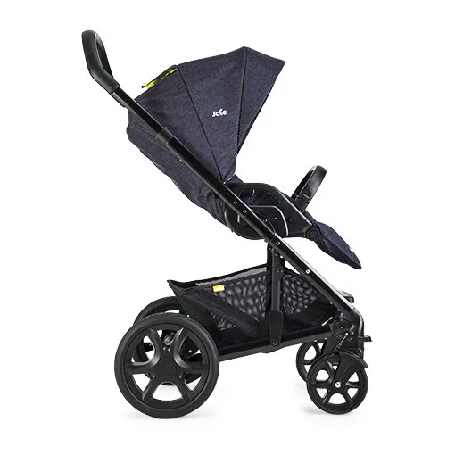 Многофункциональная коляска 2 в 1 Joie Chrome DLX Denim Zest