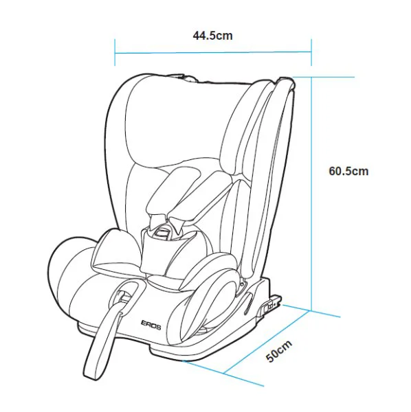Автокресло с системой Isofix Apramo Eros 9-36 кг Liverpool Red foto